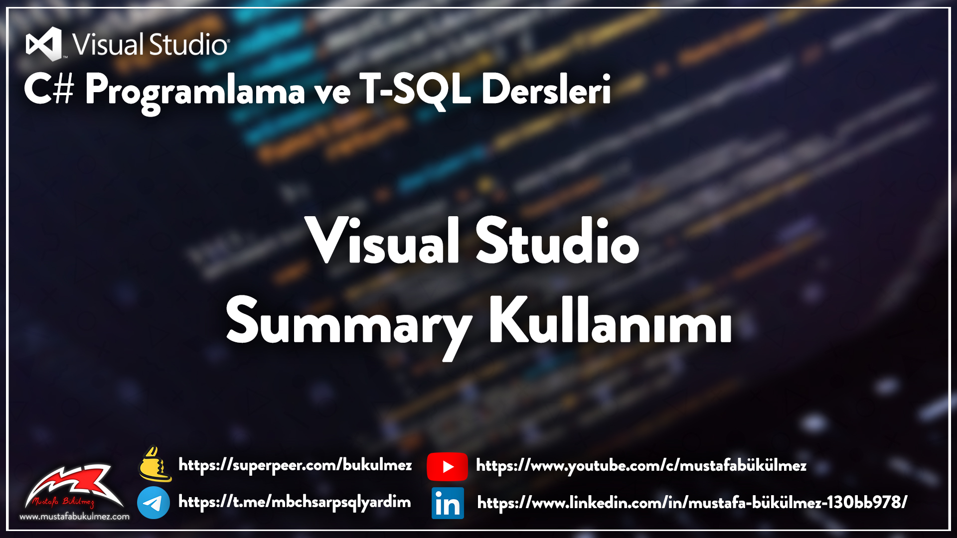 Visual Studio Summary kullanımı