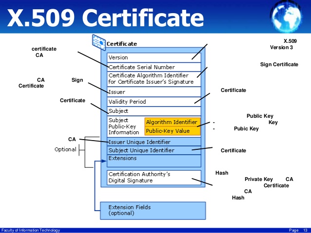 x509 sertifikası