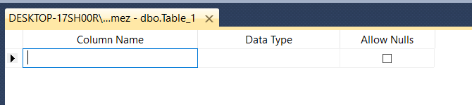 sql create table 2