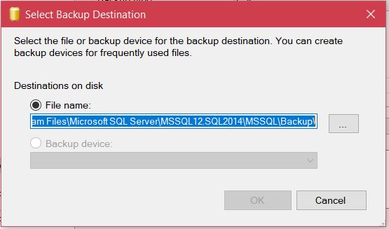 sql server backup database 2