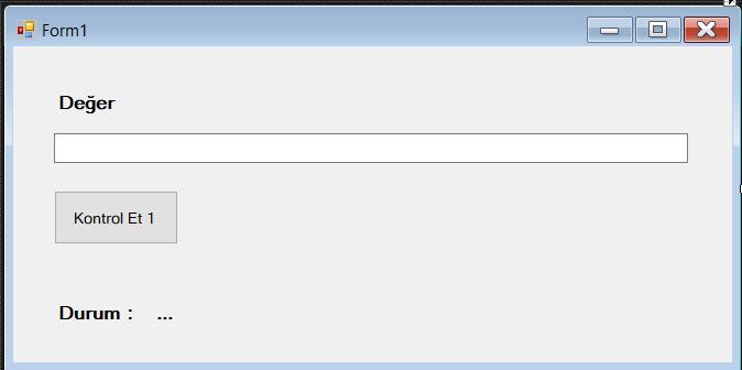 C# String Sayısal Değer Kontrolü