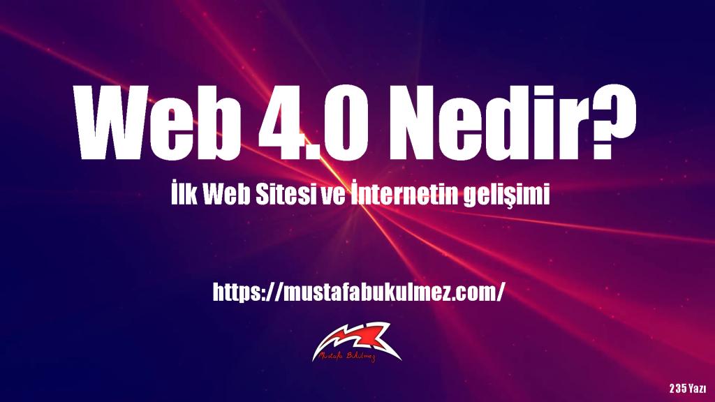 WEB 4.0 Nedir