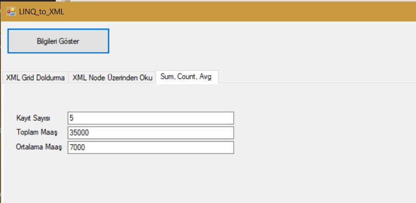 C# LINQ to XML Sum, Count, Avg