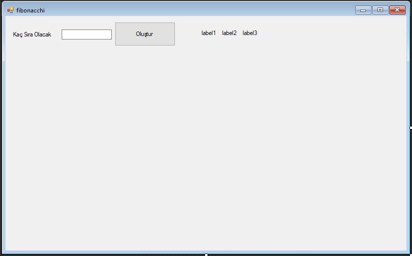C# Fibonacci Dizisi Yapımı