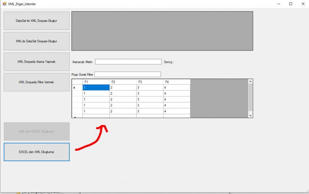 C# Excel'den XML Dosyası Nasıl Oluşturulur