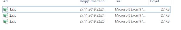C# Çoklu Excel Dosyası Okuma