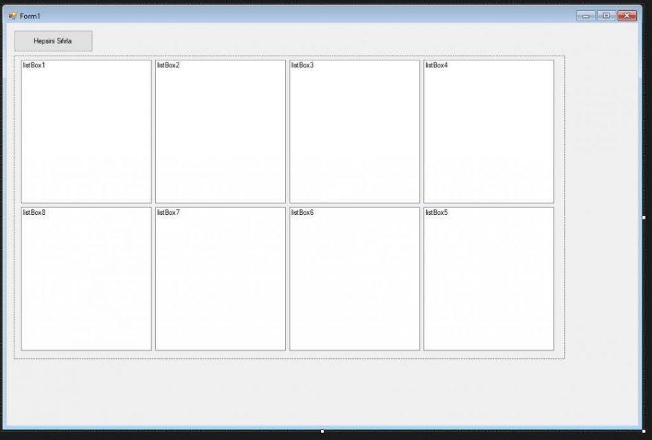 C# Listboxlar Arası Drag Drop