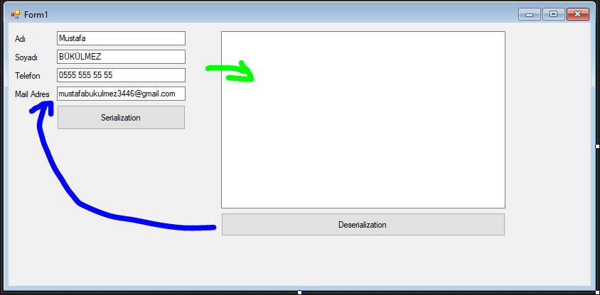 C# XML Serialization ve Deserialization İşlemleri