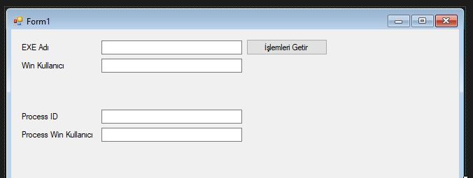 C# Çalışan Bir Uygulamanın Sahibini Bulmak - Process Owner