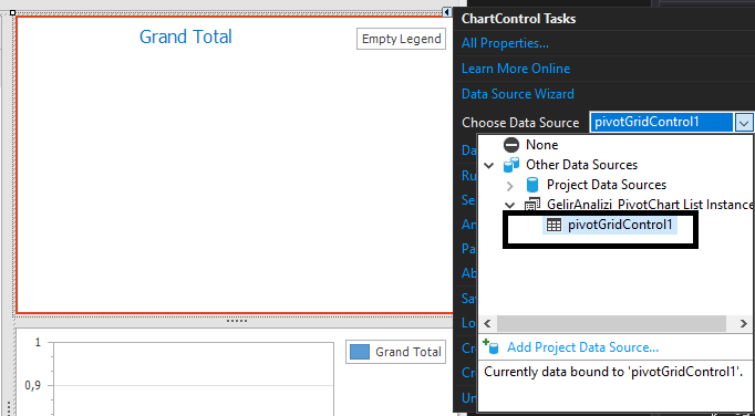 pivot chart bağlantısı 