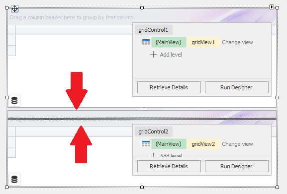 C# DevExpress SplitContainer 2