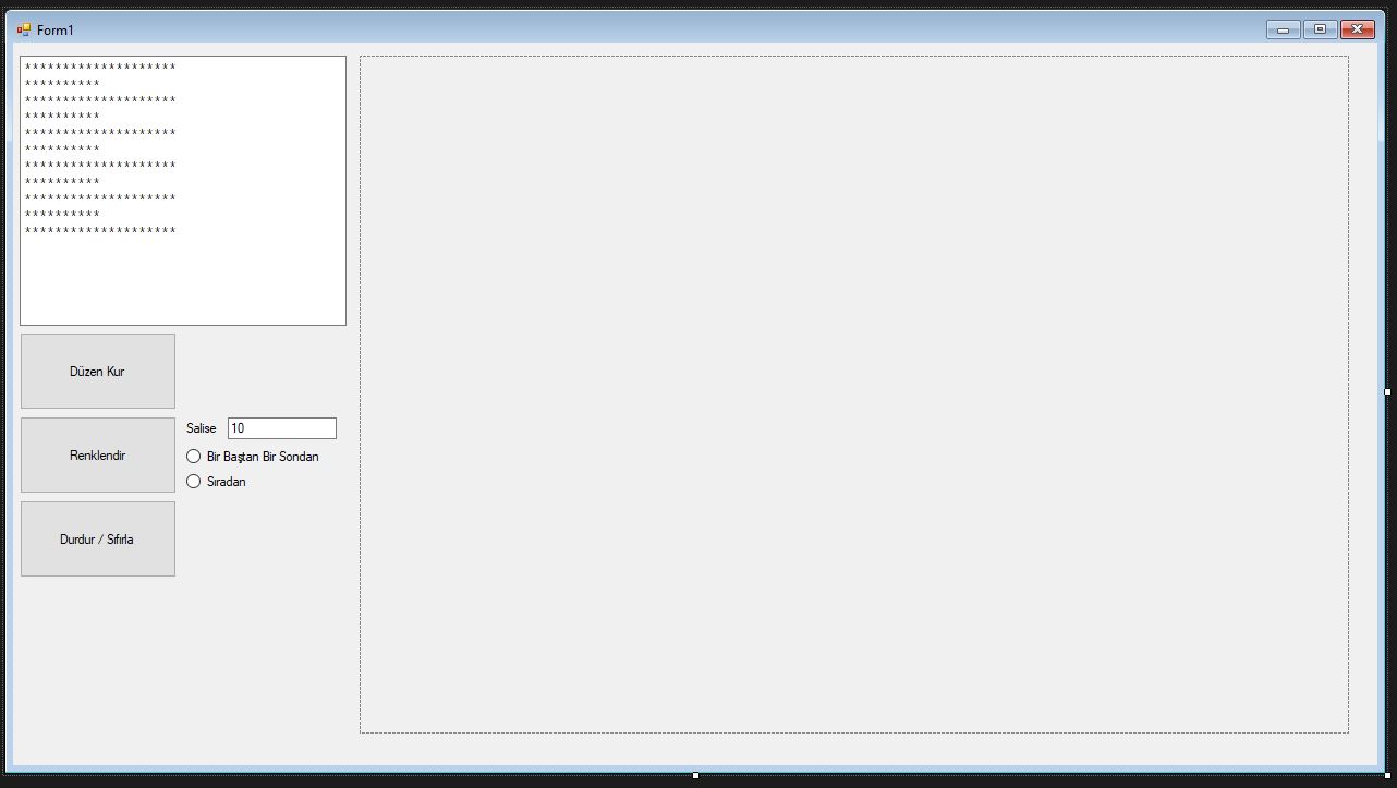 C# Dinamik Button ve Dinamik Düzen 2