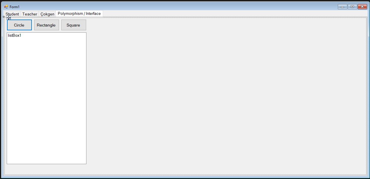 C# Polymorphism Kavramı