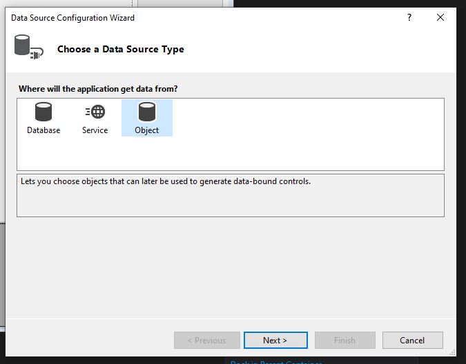 datagridview choose data source object