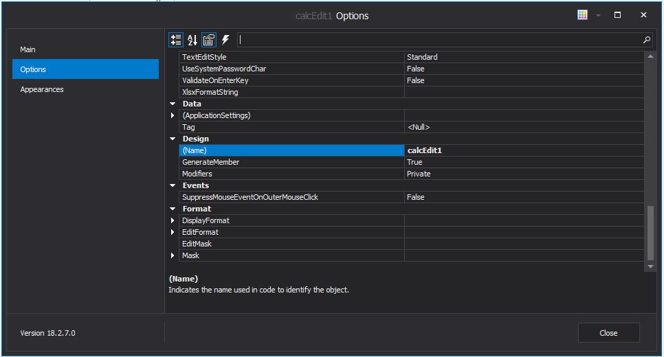 devexpress calcedit 4