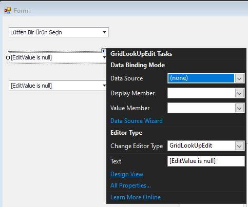 devexpress gridlookupedit