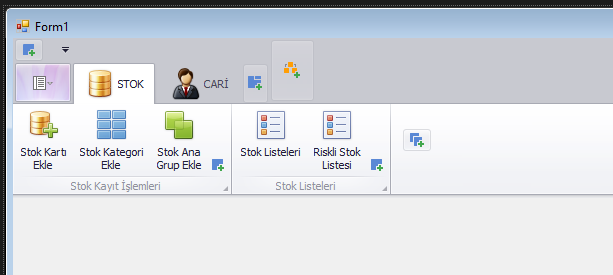 devexpress ribbonmenu add item 3