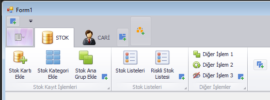 devexpress ribbonmenu item properties 5