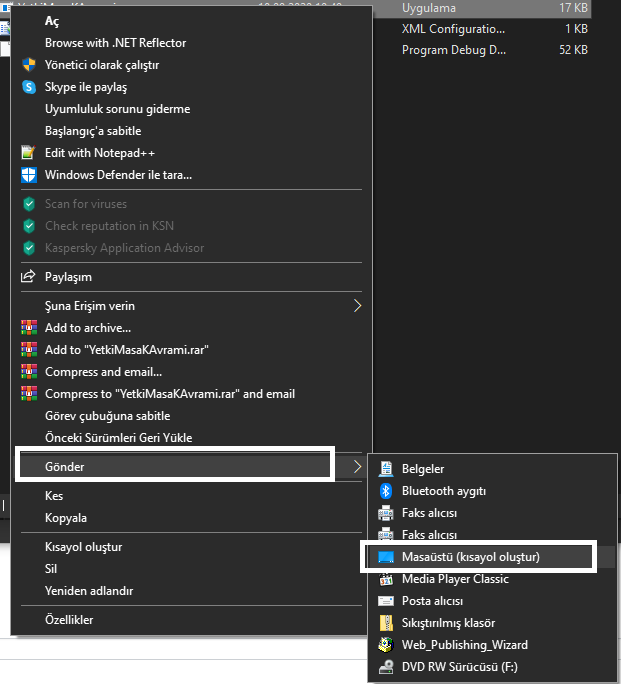 C# Program Açılışına Parametre Göndermek
