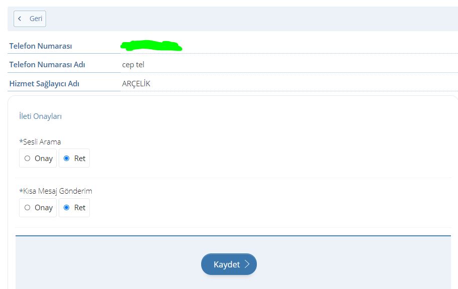 Firmalardan Gelen SMSleri Engelleme