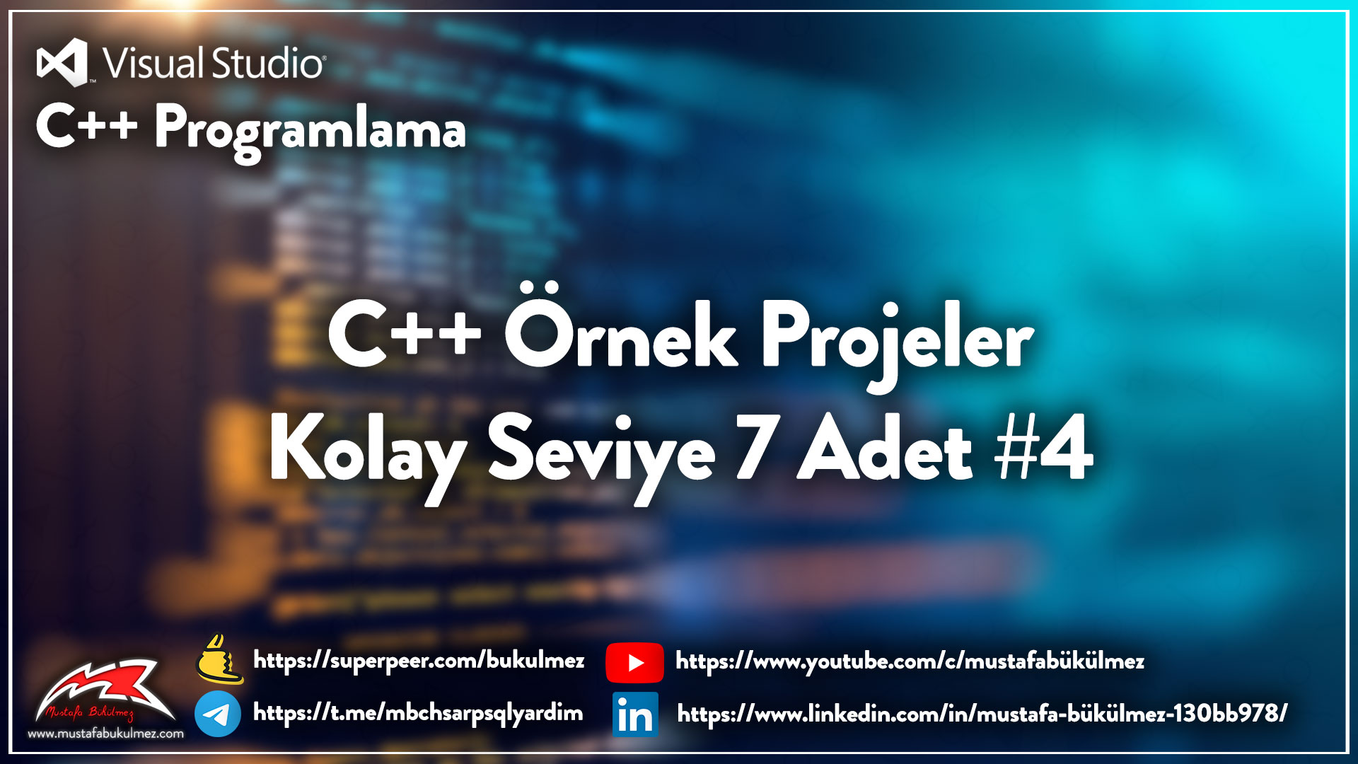 C++ Örnek Projeler – Kolay Seviye 7 Adet #4