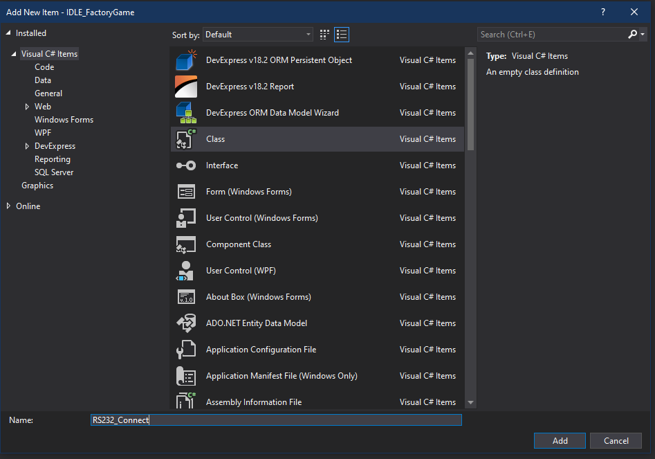 C# Seri Port RS232 Veri Okuma