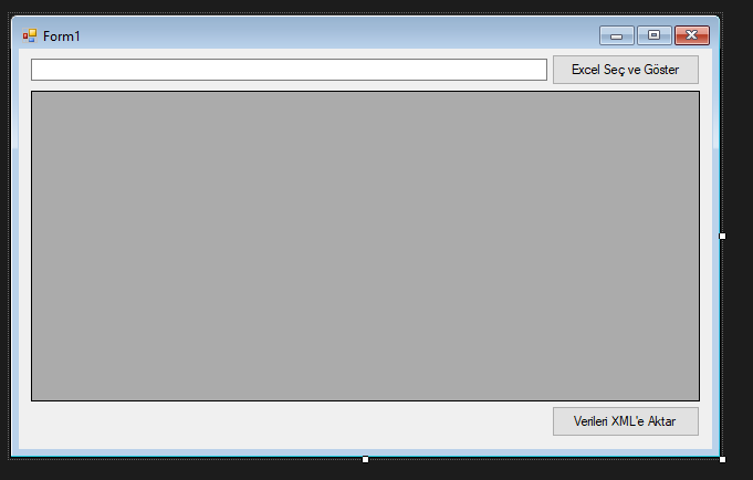 Excel Okuma ve XML Dönüştürme