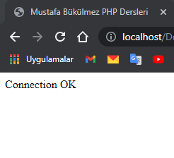 PHP MySQL Bağlantısı Kurmak
