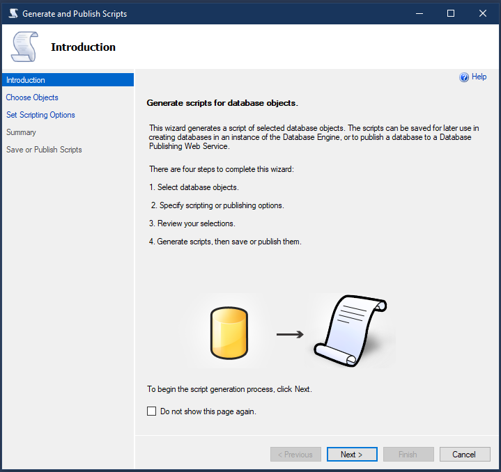 SQL Create Script Data Export - 2
