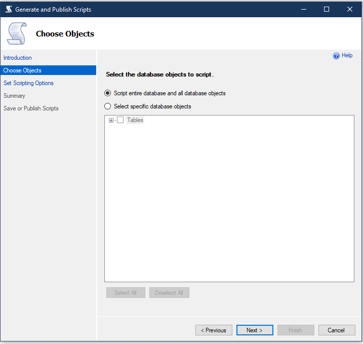 SQL Create Script Data Export - 3