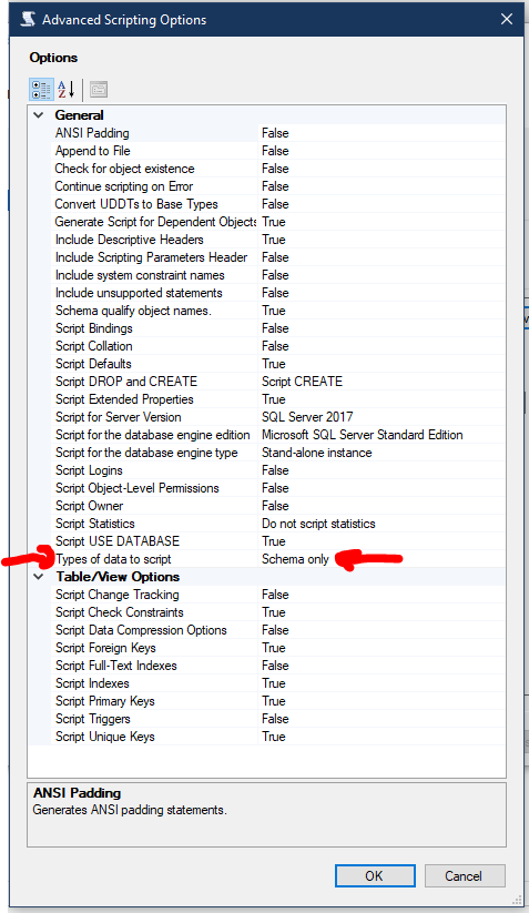 export data settings 5