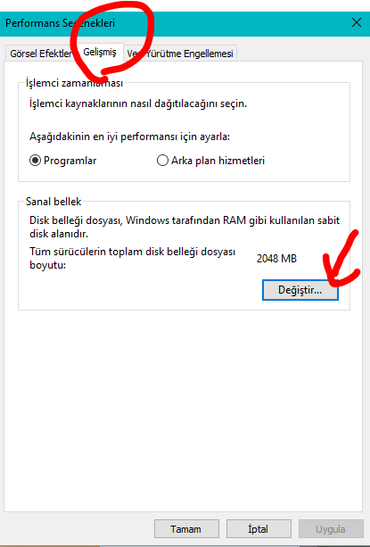 pagefile.sys Nasıl Taşınır?