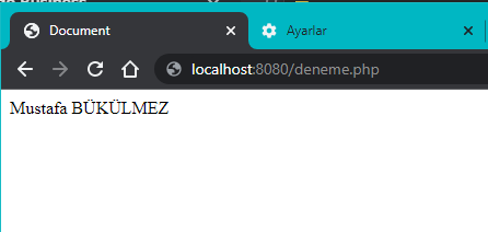 PHP Cookie Kullanımı