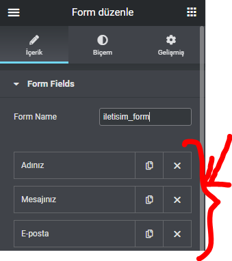 Elementor Form Datalarını Başka DB’ye Kaydetmek 2