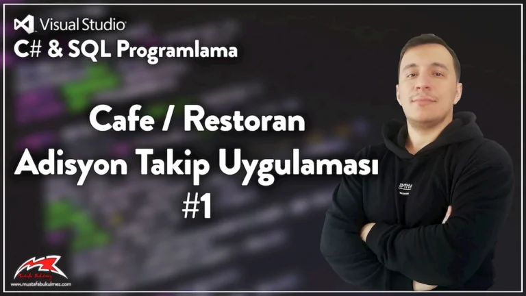 C# Adisyon Takip