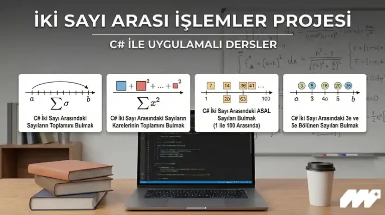 C# İki Sayı Arası İşlemler Projesi